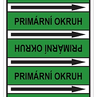 Značení potrubí, primární okruh